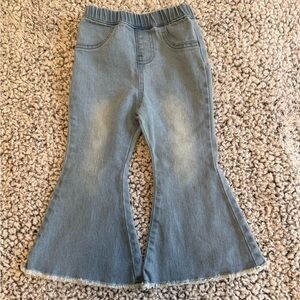 Bailey’s Blossoms Sophie Denim Bell Bottoms - light wash 2T